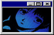 blue lain stamp