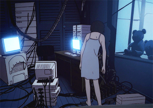 lain at pc gif
