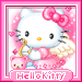 hello kitty avatar icon square of her as a cherub