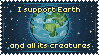 i support earth and all it's creatures